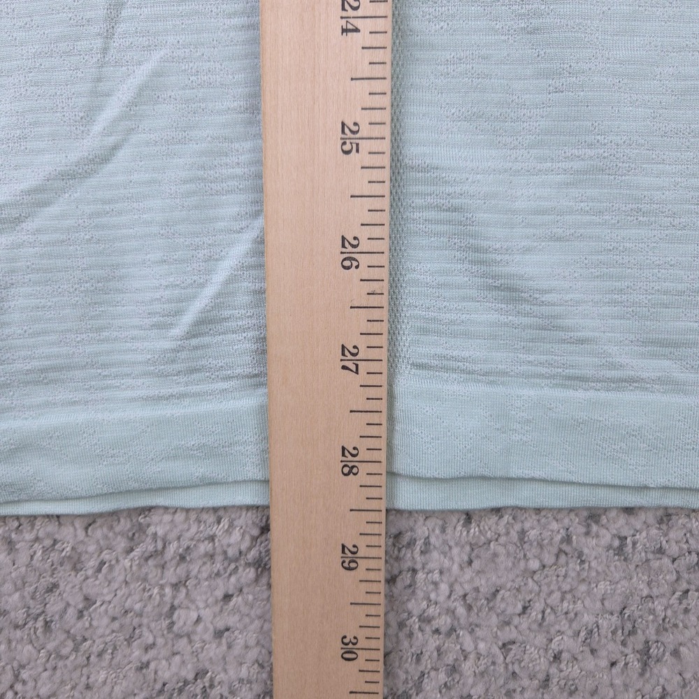 Lululemon Yoga Top Womens 16 Shirt Tee Crew Neck Long Sleeve Thumb Loops Mint - Picture 11 of 11